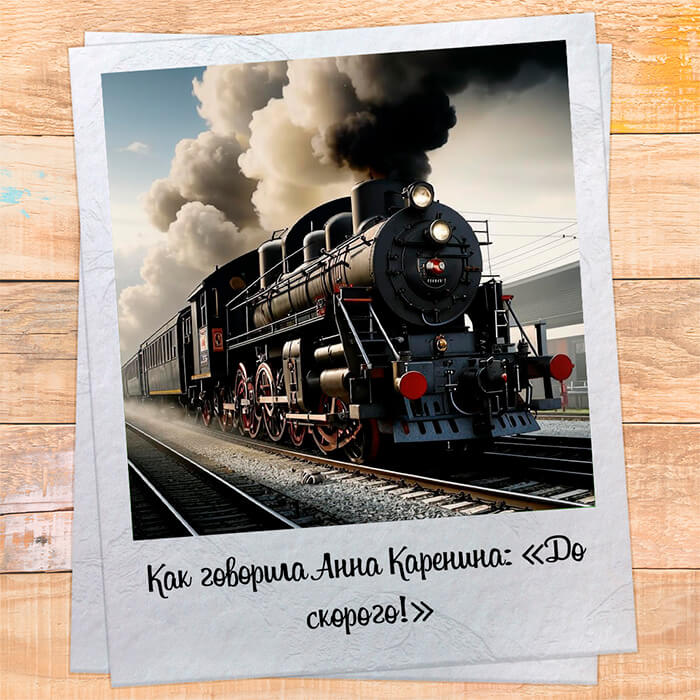 Как говорила Анна Каренина До скорого!