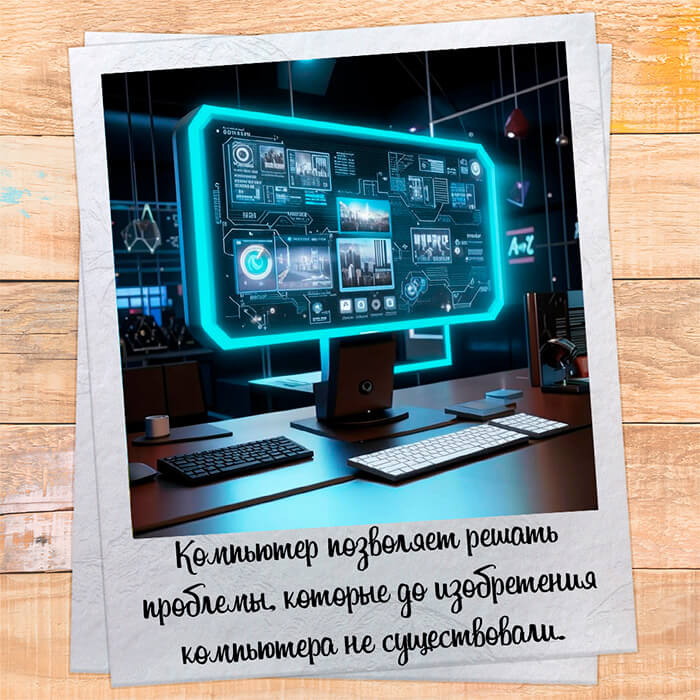 Компьютер позволяет решать проблемы