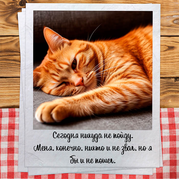 Сегодня никуда не пойду