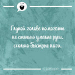 Глупой голове помогают