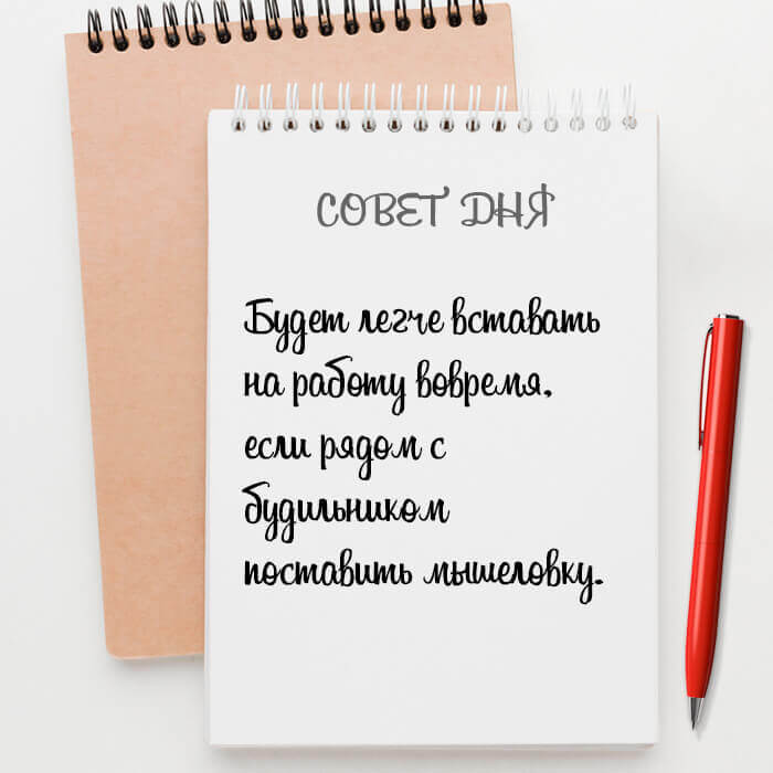 легче вставать на работу вовремя