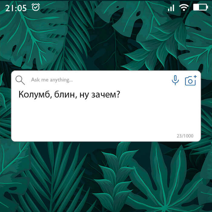 Колумб блин ну зачем