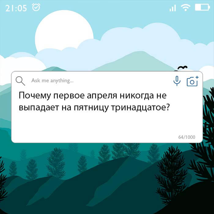 первое апреля