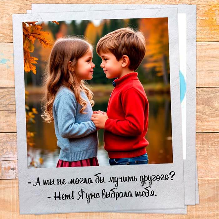 Я уже выбрала тебя