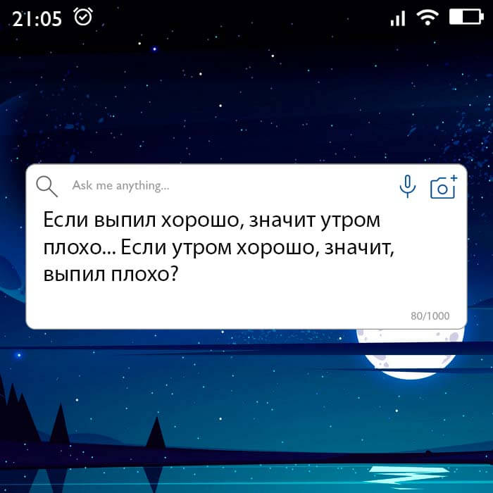 Вопрос дня на Aneksboro — смешной вопрос про алкоголь